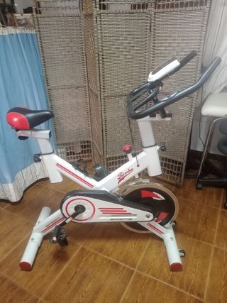 Bicicleta de Spinning Blanca