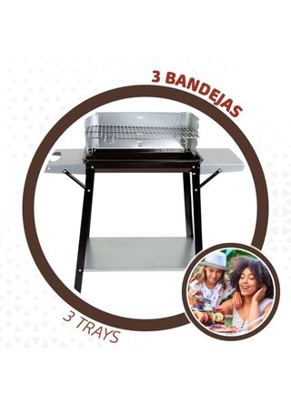 Aktive - Barbacoa carbón y leña.
