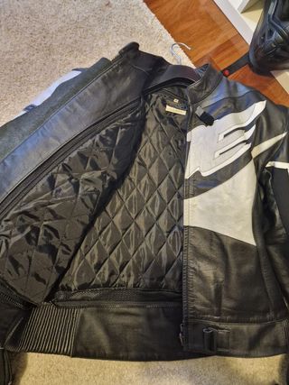Chaqueta de cuero para moto Garibaldi