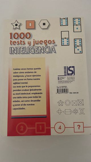 Libro 1000 Tests y Juegos de Inteligencia