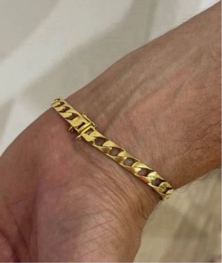 Pulsera esclava oro 18 quilates