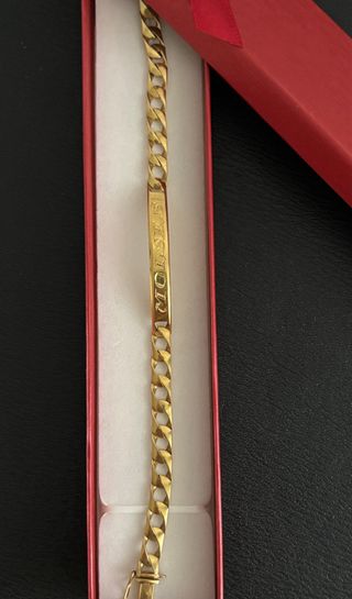 Pulsera esclava oro 18 quilates
