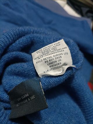 Jersey Polo Ralph Lauren Hombre Azul XXL