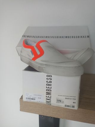 Zapatillas Bikkembergs Blancas y Naranja Talla 44