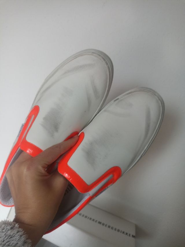 Zapatillas Bikkembergs Blancas y Naranja Talla 44