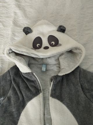 Abrigo Panda 6-9 meses