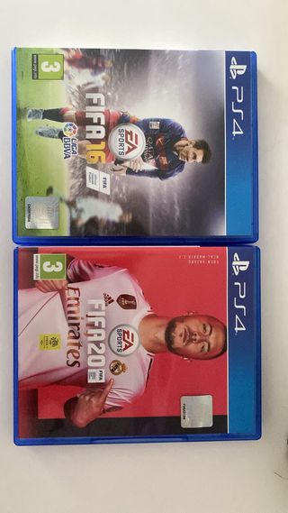 FIFA 16 y FIFA 20 PS4