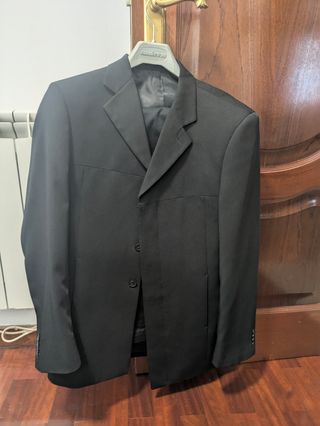 Traje negro hombre talla 40