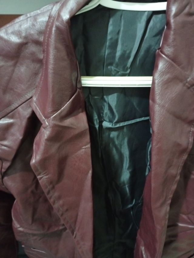 Giacca ecopelle Shein taglia unica