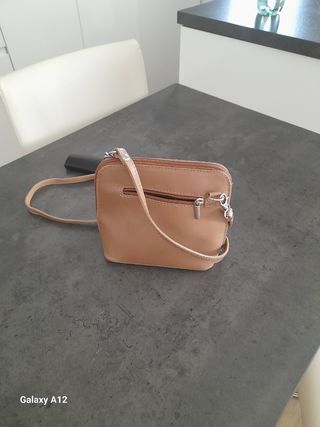 Bolso bandolera Camel