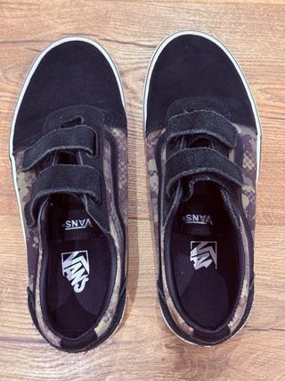 Zapatillas Vans Niños Camuflaje Velcro