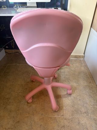 Silla de escritorio infantil rosa