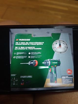 PARKSIDE 12V Taladro Atornillador Recargable