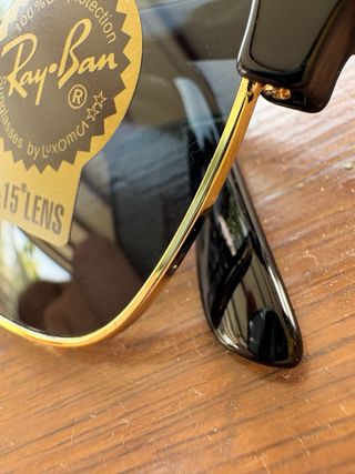 Ray-Ban Clubmaster Classic RB3016 G-15 Black/Gold 