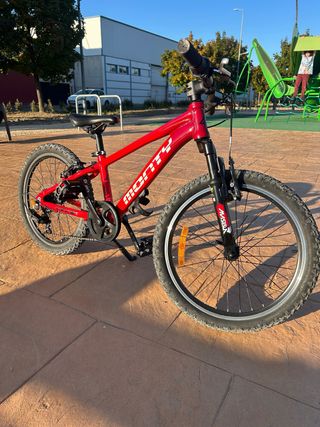 Bicicleta Montaña Infantil Monty KX5 Roja