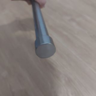 Barra Cortina Cocina Metal Plateado