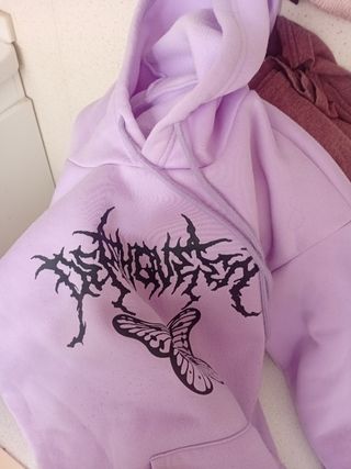 Oferta/Sudadera SHEIN Morada Talla S