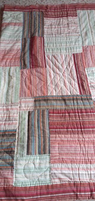 Edredón patchwork cama 90