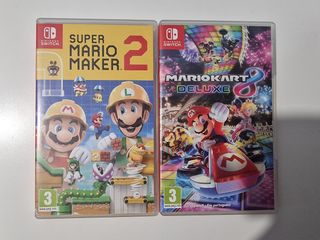 Juegos Nintendo Switch: Mario Maker 2 y Mario Kart