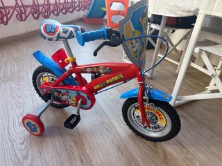 Bicicleta infantil Paw Patrol sin usar. no envios
