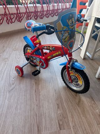 Bicicleta infantil Paw Patrol sin usar. no envios