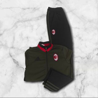 Tuta Adidas Milan Uomo Verde Nera