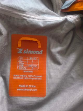 Chaqueta Simond Light L Naranja