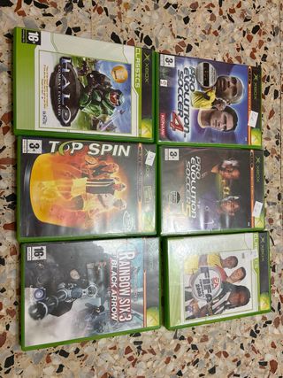 Lote 6 Juegos Xbox Clásicos y Deportivos