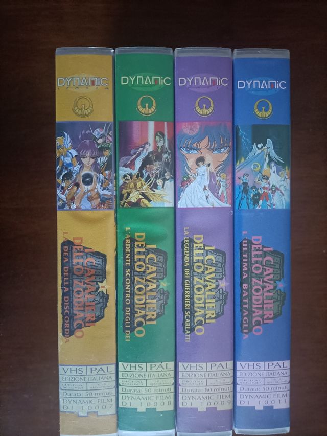 I Cavalieri dello Zodiaco VHS - 4 film