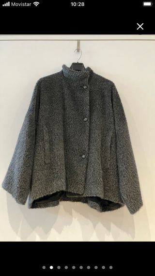 Chaqueta capa gris XL