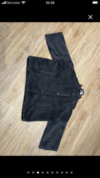 Chaqueta capa gris XL