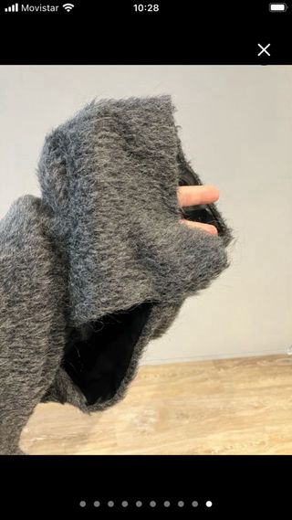 Chaqueta capa gris XL