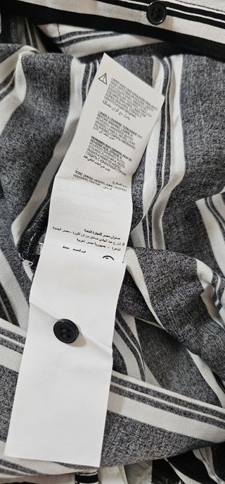 Vestido Camisero Jennifer Talla S Rayas