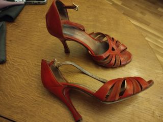 Zapatos de tango varios modelos.