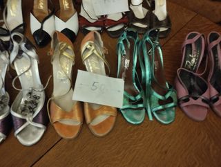 Zapatos de tango varios modelos.