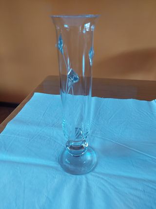 Bicchiere cristallo con inserti metallo