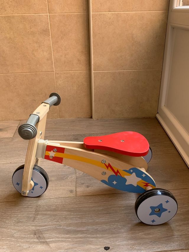 Triciclo madera 12 meses+
