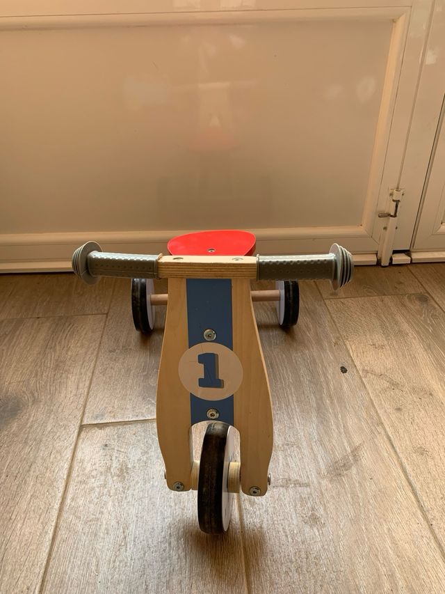 Triciclo madera 12 meses+