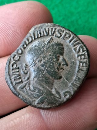 Sestercio Gordiano III 23.63 gr moneda romana