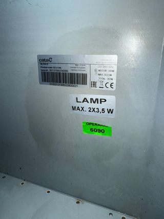 Campana extractora / Grupo Filtrante Cata GL75X/C