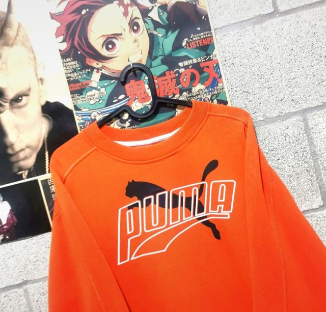 Sudadera Puma Vintage Y2K Naranja