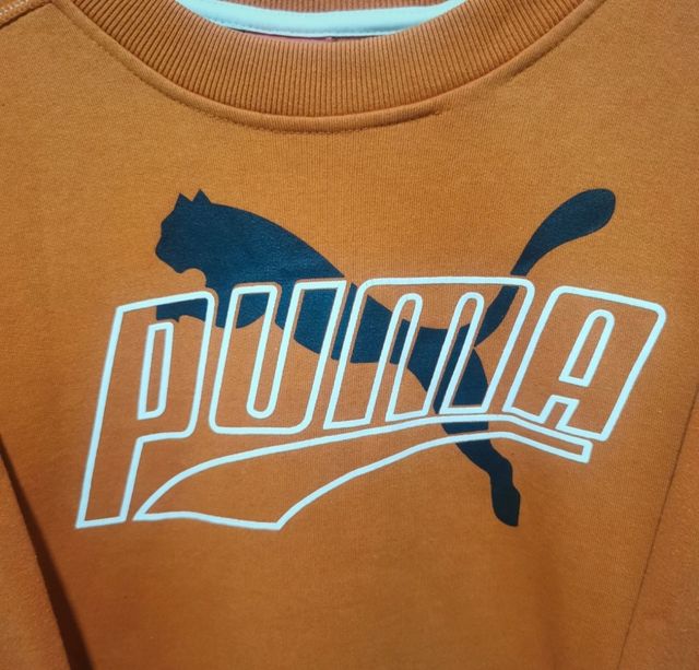 Sudadera Puma Vintage Y2K Naranja