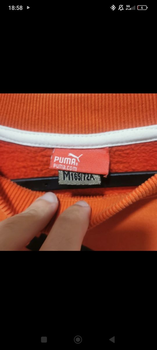 Sudadera Puma Vintage Y2K Naranja