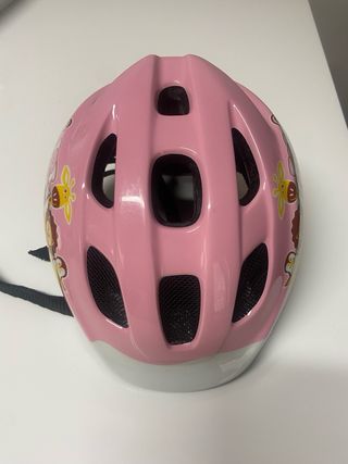 Casco bici niña rosa animales