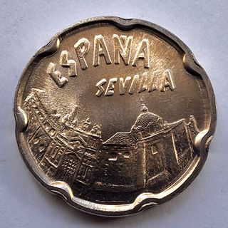 MONEDA 50 PESETAS 1990 EXPO'92 SEVILLA CARTUJA SC