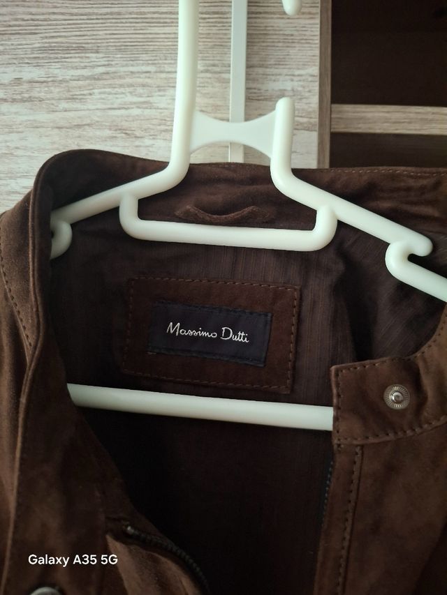 Cazadora marrón ante