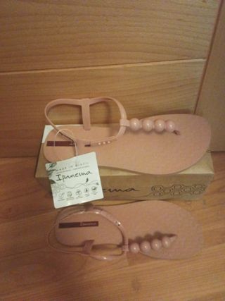 Sandalias Ipanema Beige/Rosa