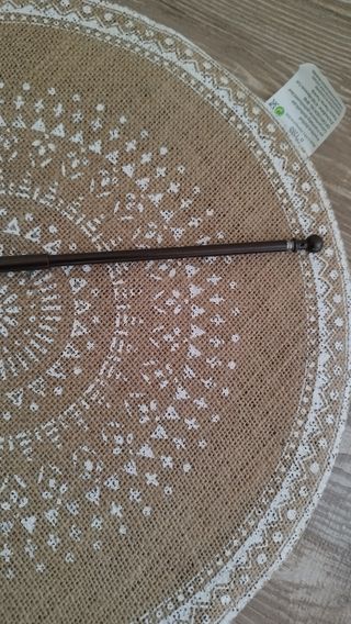 Asta per tende estensibile marrone/oro