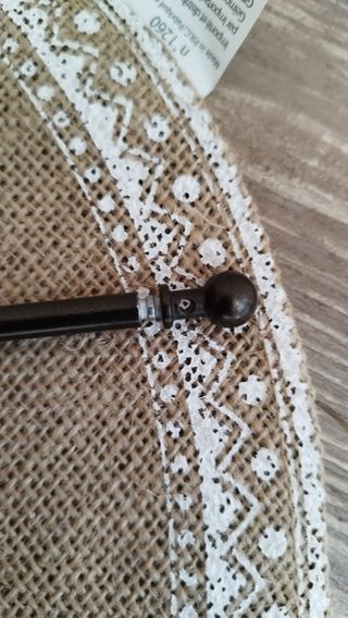 Asta per tende estensibile marrone/oro