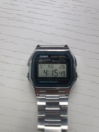 Orologio Casio Argento Nero